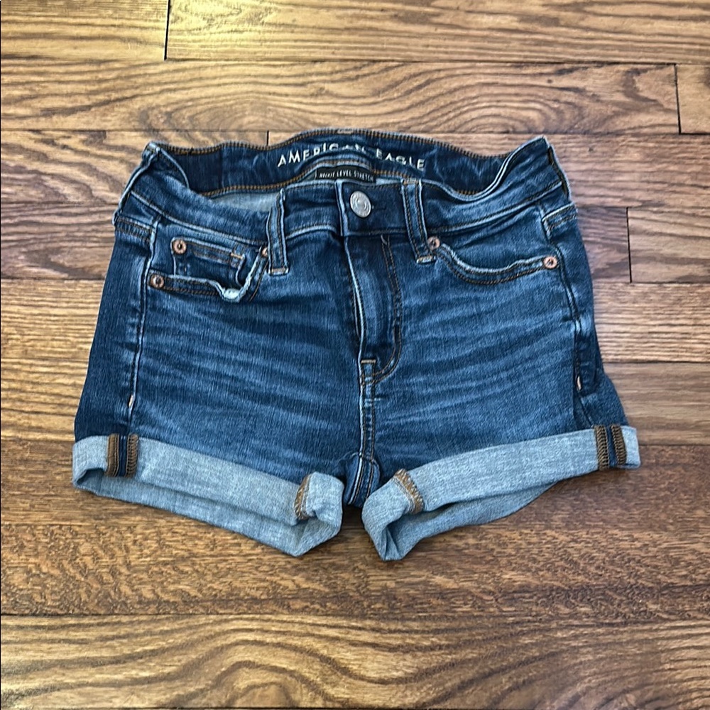 American Eagle Outfitters Women's Blue Denim Shorts